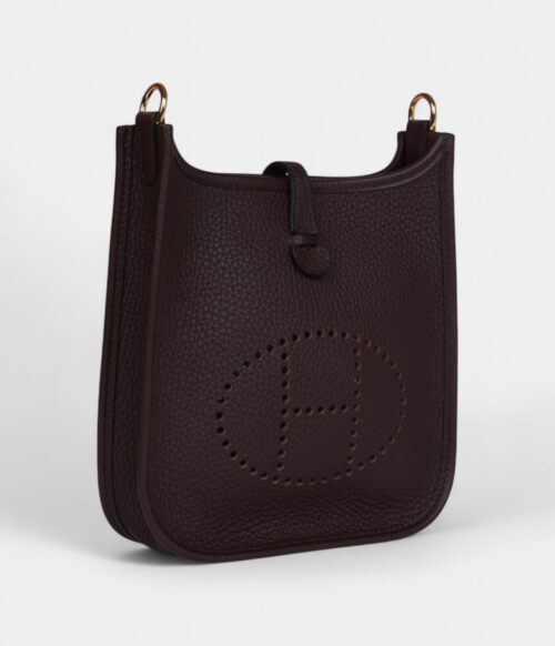 Hermès Evelyne TPM Rouge Sellier Clemence Gold Hardware
