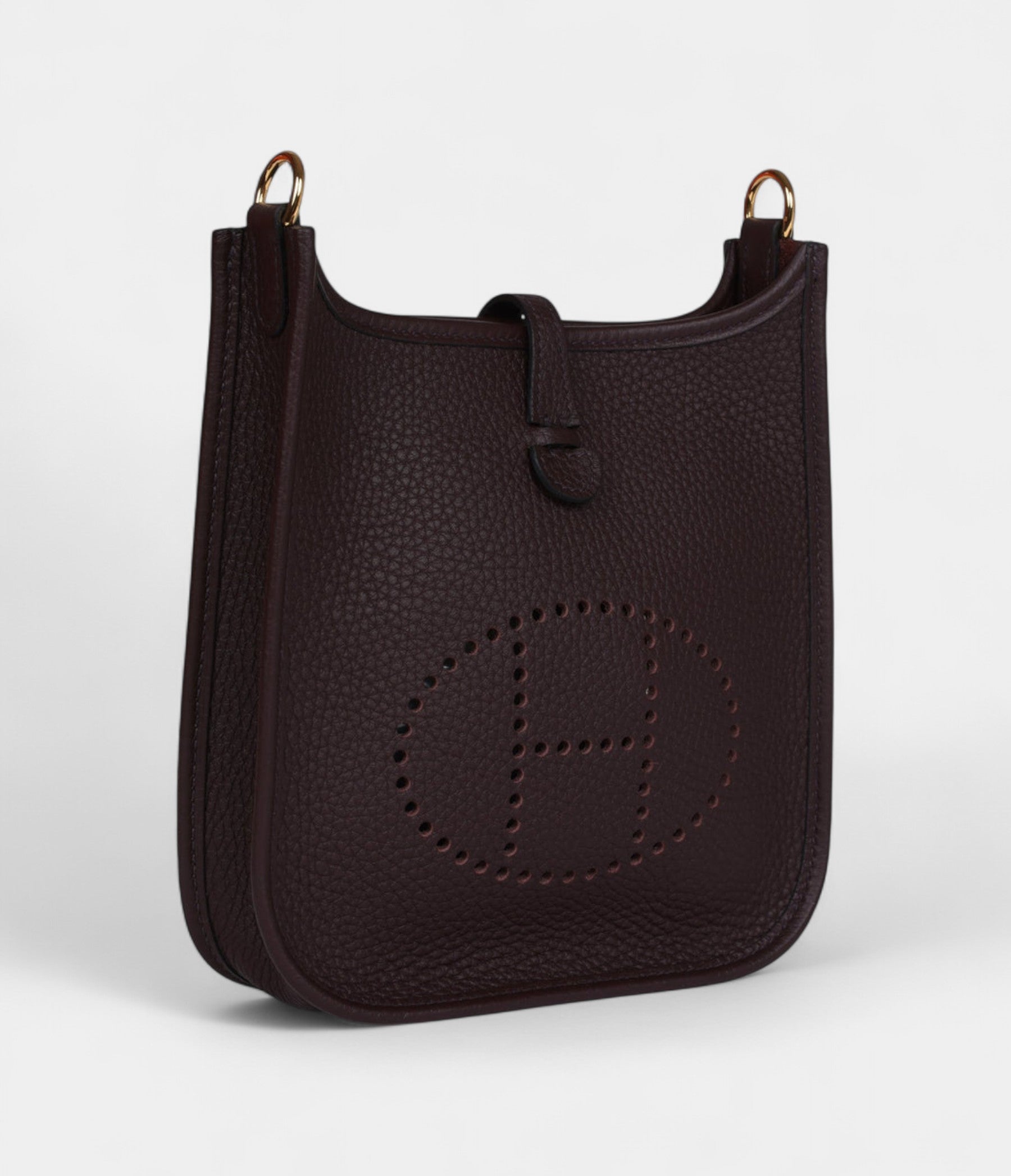 Hermès Evelyne TPM Rouge Sellier Clemence Gold Hardware