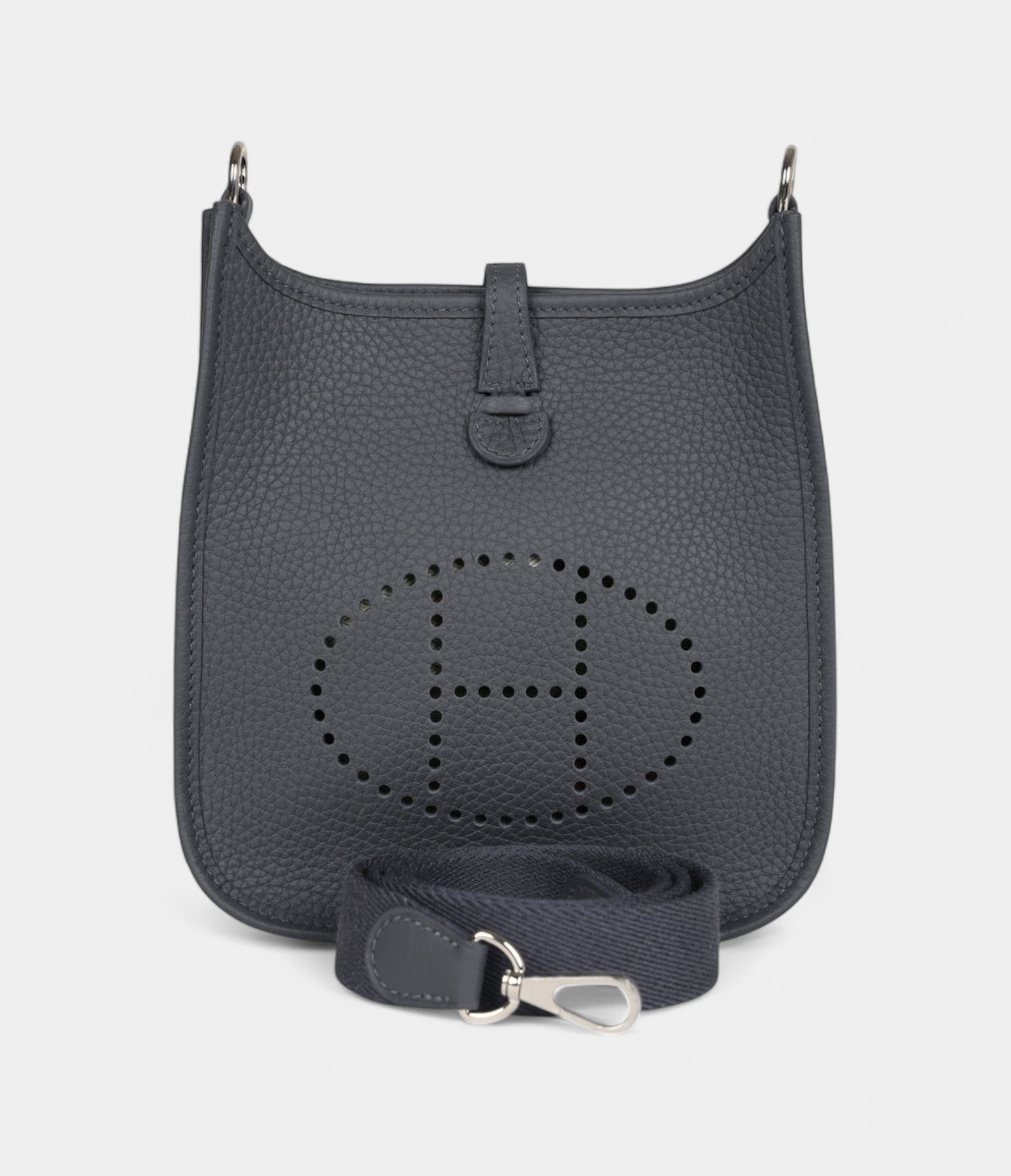 Hermès Evelyne TPM Slate Clemence Palladium Hardware