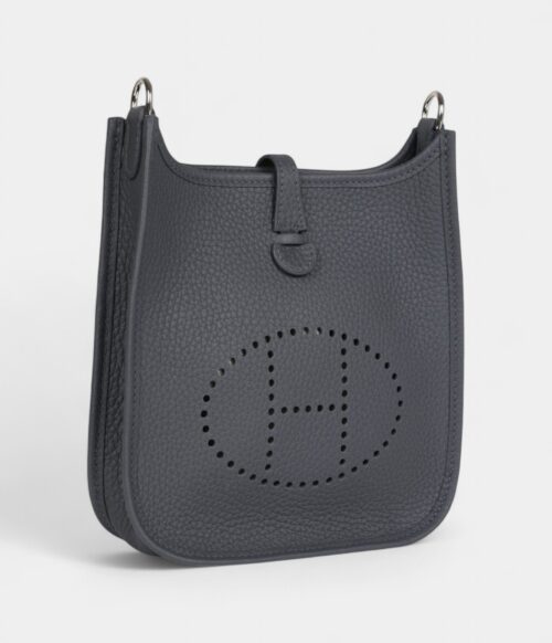 Hermès Evelyne TPM Slate Clemence Palladium Hardware