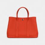 Hermès Garden Party 30 Capucine Negonda Palladium Hardware