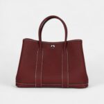 Hermès Garden Party 30 Rouge H Negonda Palladium Hardware