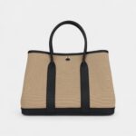 Hermès Garden Party 30 Trench Toile and Black Negonda Palladium Hardware