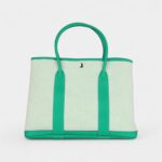 Hermès Garden Party 36 Menthe Toile H and Negonda Palladium Hardware