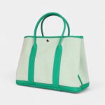 Hermès Garden Party 36 Menthe Toile H and Negonda Palladium Hardware
