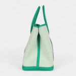 Hermès Garden Party 36 Menthe Toile H and Negonda Palladium Hardware