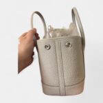 Hermès Garden Party Beige Leather Bag