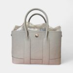 Hermès Garden Party Beige Leather Bag