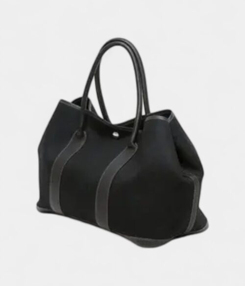 Hermès Garden Party Black Cloth Bag