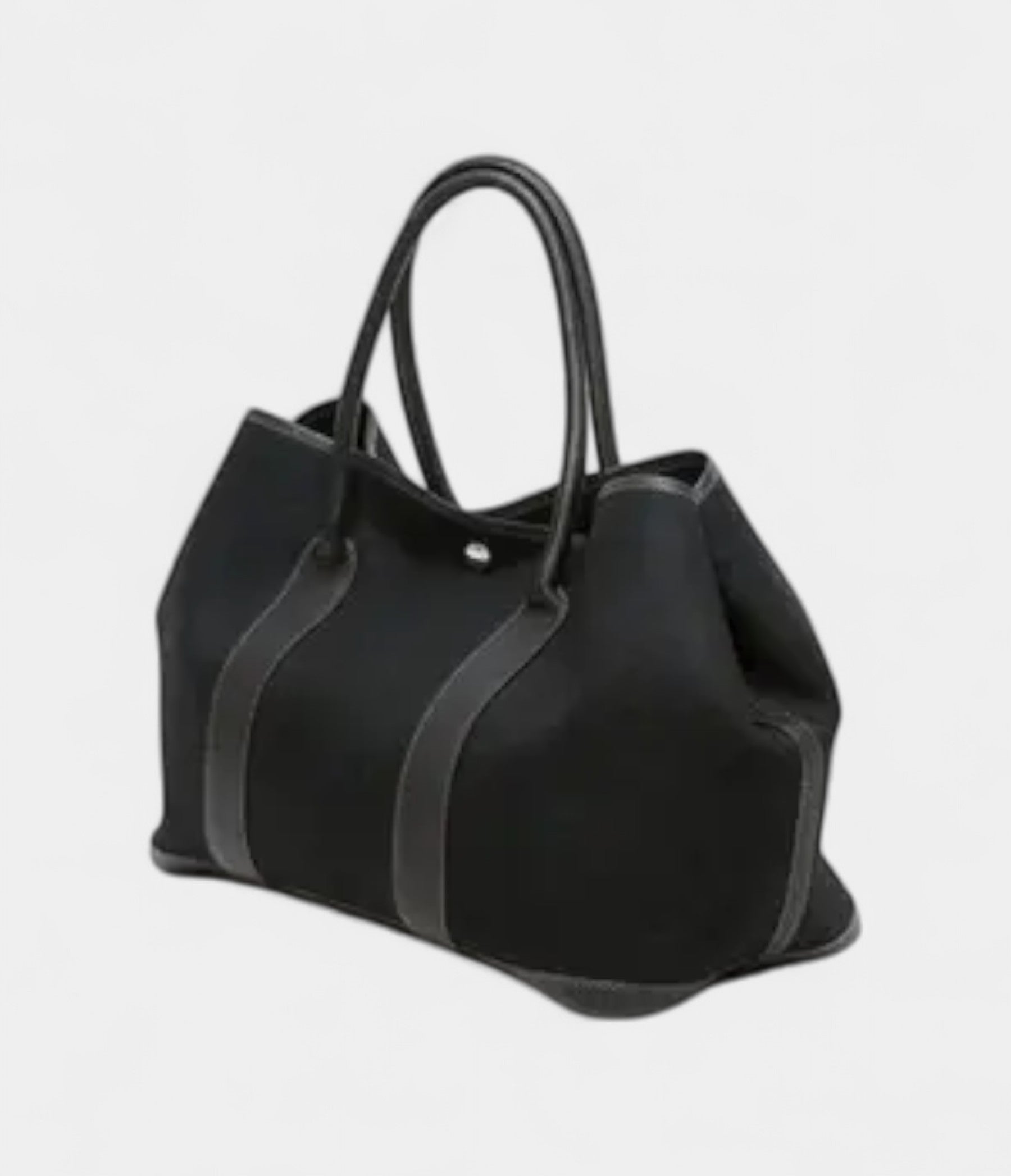 HermesGardenPartyBlackClothBag_4.jpg Hermès Garden Party Black Cloth Bag