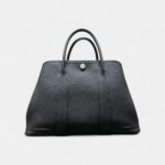Hermès Garden Party Black leather Tote Bag