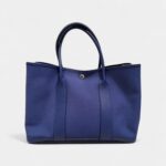 Hermès Garden Party Blue Cloth Bag