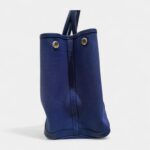 Hermès Garden Party Blue Cloth Bag