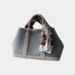 Hermès Garden Party Blue Synthetic Handbag