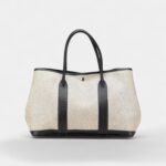 Hermes Garden Party Brown Leather Tote Bag