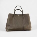 Hermès Garden Party Brown Leather Tote Handbag