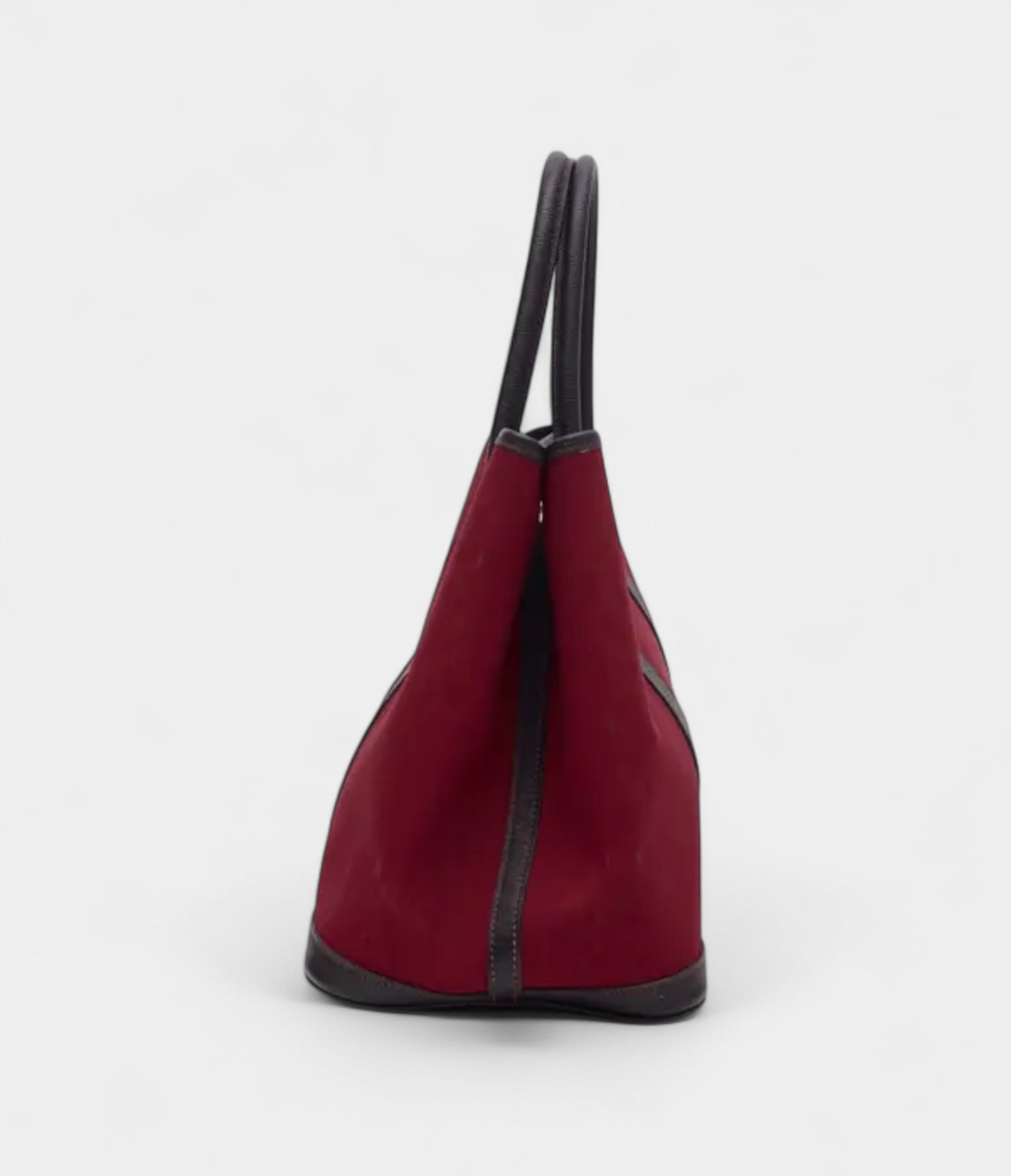 HermesGardenPartyBurgundyClothBag_3.jpg Hermès Garden Party Burgundy Cloth Bag