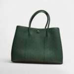 Hermès Garden Party Burgundy Cloth Tote Bag with Classic Design