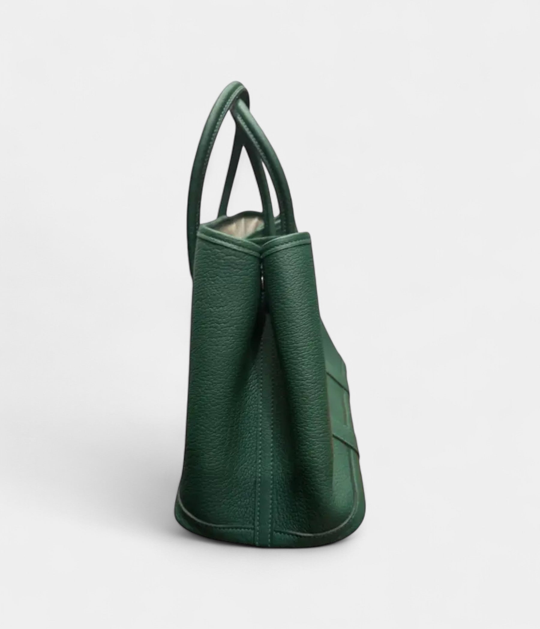 Hermès Garden Party Burgundy Cloth Tote Bag with Classic Design