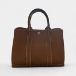 Hermès Garden Party Gold Leather Handbag