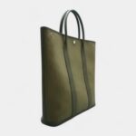Hermès Garden Party Green Cloth Tote Bag