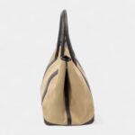 Hermès Garden Party Leather and Canvas Handbag