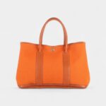 Hermès Garden Party Orange Cotton Handbag