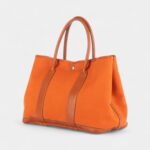 Hermès Garden Party Orange Cotton Handbag