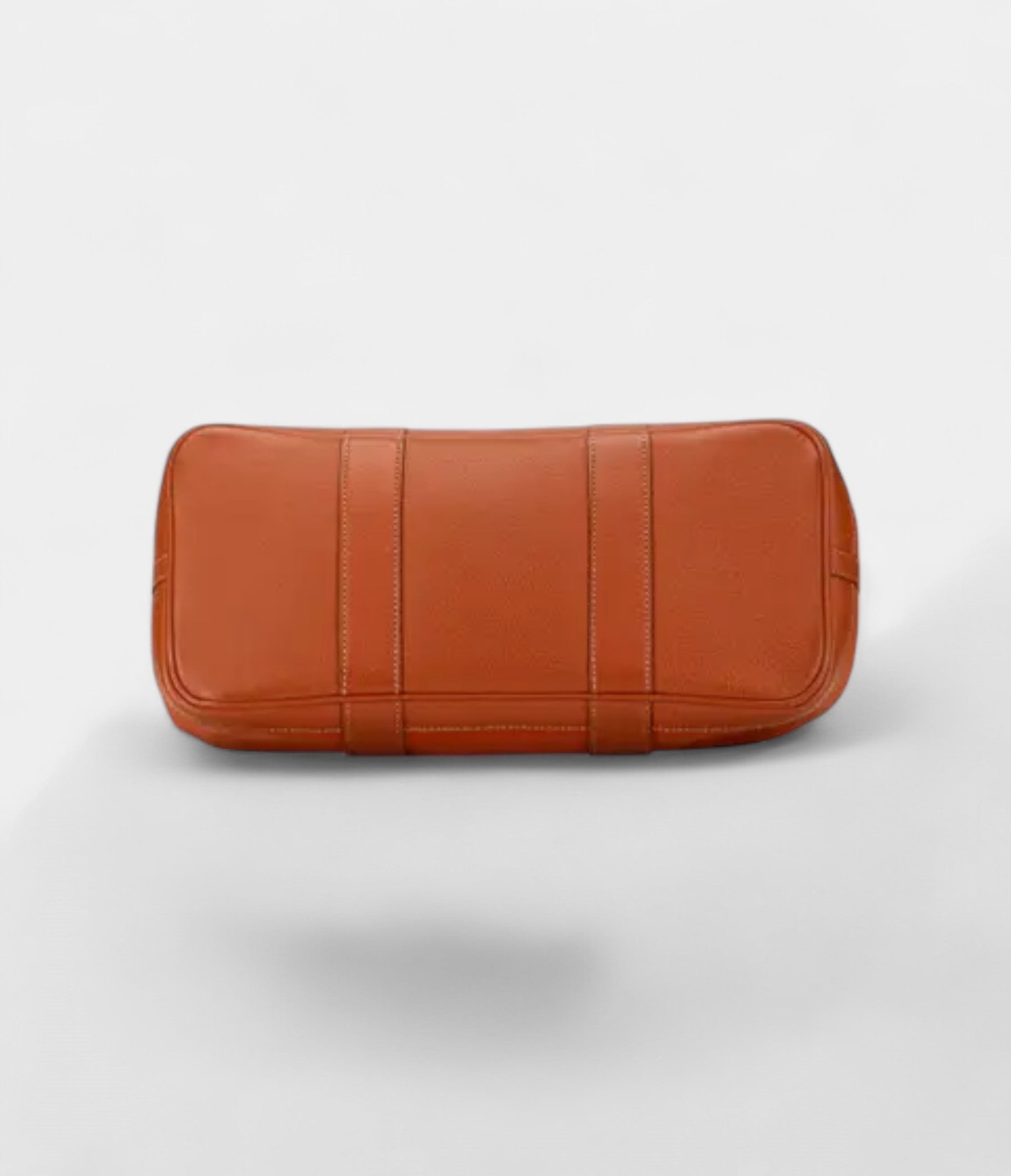 HermesGardenPartyOrangeLeatherCrossbodyBag_2.jpg Hermès Garden Party Orange Leather Crossbody Bag