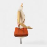 Hermès Garden Party Orange Leather Crossbody Bag
