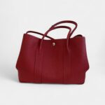 Hermès Garden Party Red Leather Bag