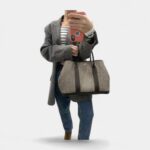 Hermès Garden Party Wool Tote Leather Bag