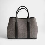 Hermès Garden Party Wool Tote Leather Bag