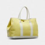 Hermès Garden Party Yellow Leather Bag