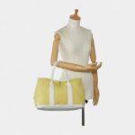 Hermès Garden Party Yellow Leather Bag