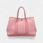 Hermes Garden party Pink Cloth Tote Bag