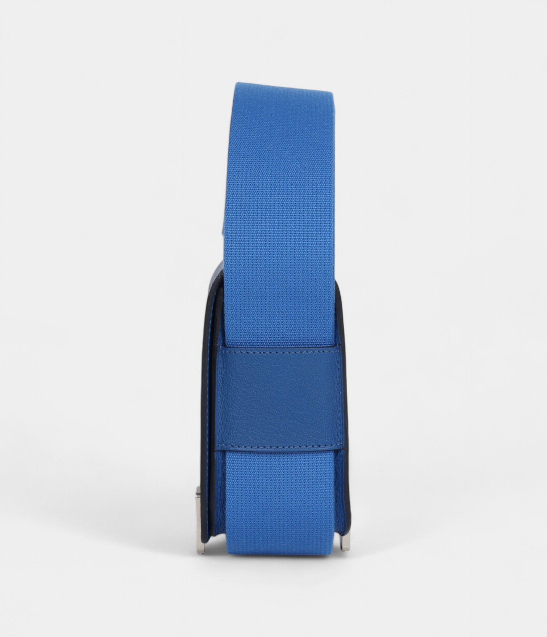 Hermès Geta Bag Bleu France Chevre Palladium Hardware