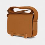 Hermès Geta Caramel Chevre Mysore Gold Hardware
