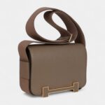 Hermès Geta Etoupe Chevre Mysore Gold Hardware