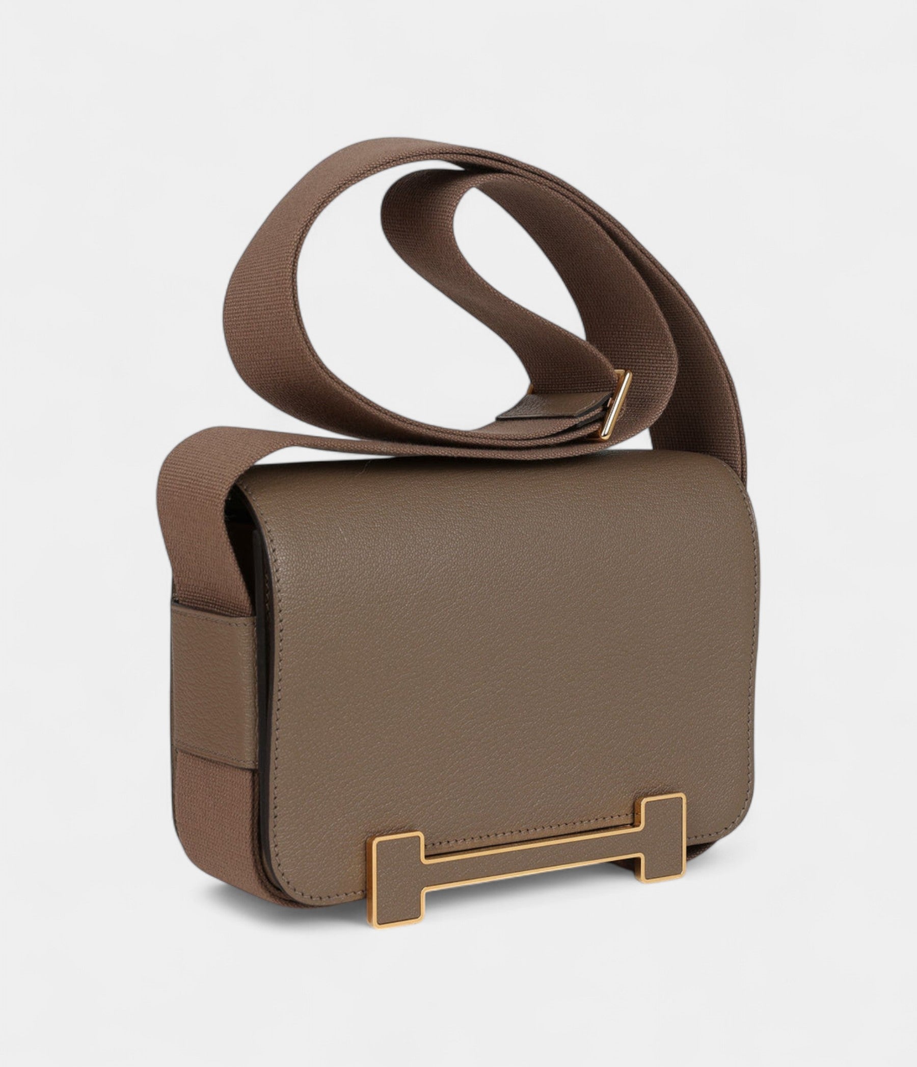 HermesGetaEtoupeChevreMysoreGoldHardware_2.jpg Hermès Geta Etoupe Chevre Mysore Gold Hardware
