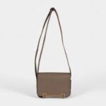 Hermès Geta Etoupe Chevre Mysore Gold Hardware