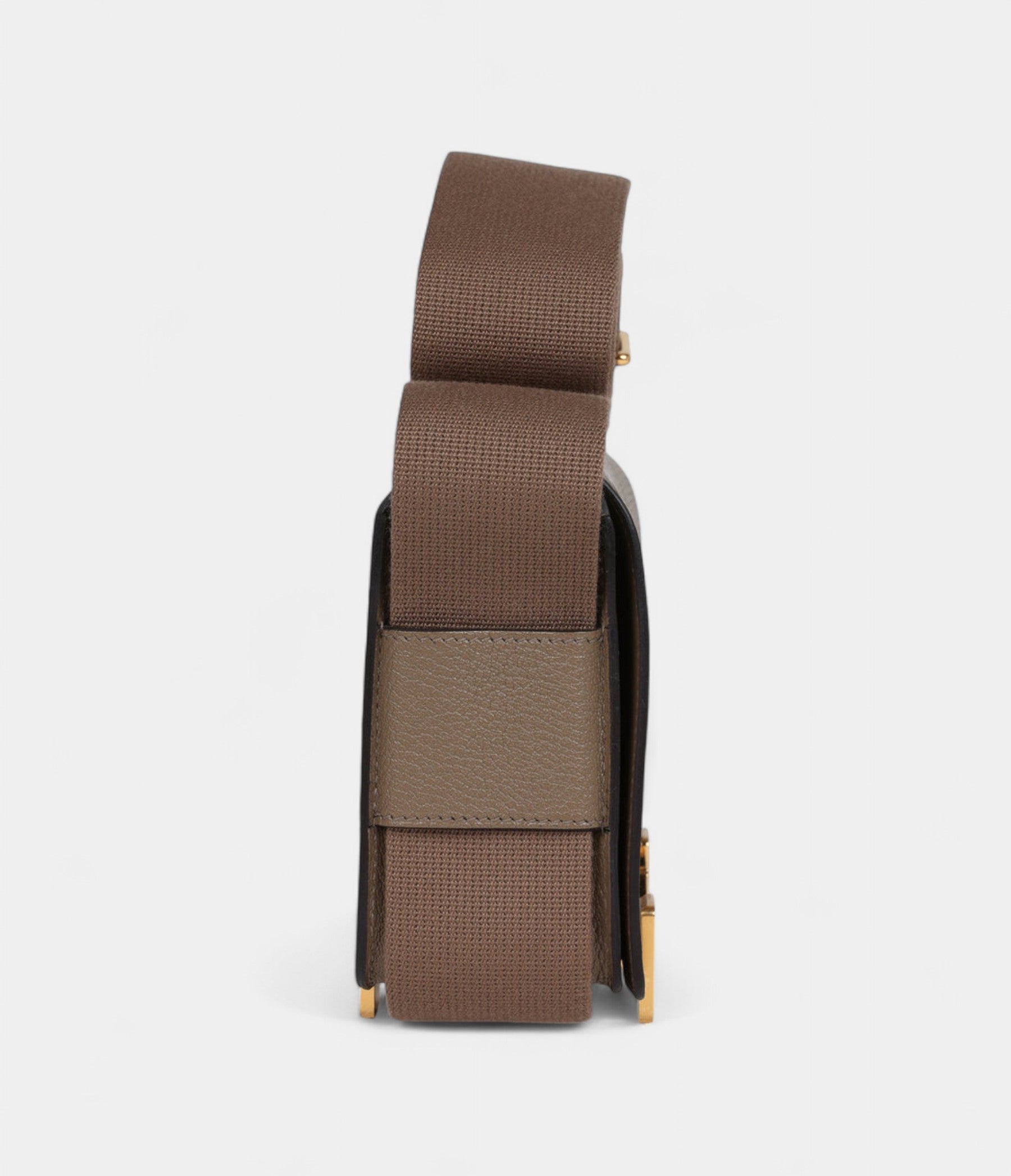 Hermès Geta Etoupe Goat Gold Hardware