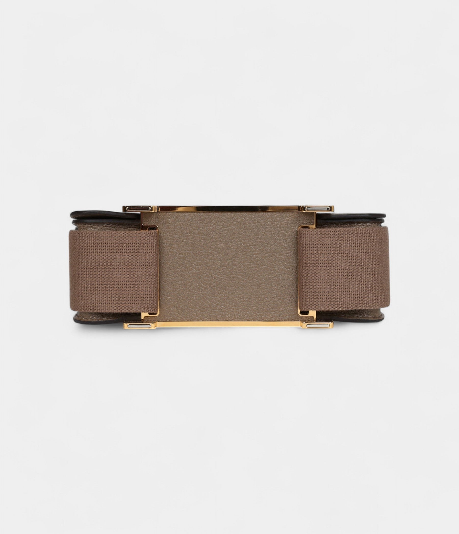 Hermès Geta Etoupe Goat Gold Hardware