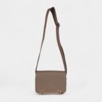 Hermès Geta Etoupe Goat Gold Hardware