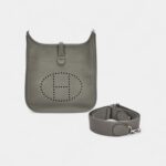 Hermès Gris Meyer Clemence Evelyne III 29 Palladium Hardware