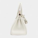 Hermes Gris Pale Swift Birkin 25 Palladium Hardware