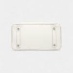 Hermes Gris Pale Swift Birkin 25 Palladium Hardware