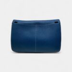 Hermès Halzan Blue Leather Handbag