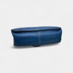 Hermès Halzan Blue Leather Handbag