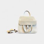 Hermès Halzan Brown Patent Leather Handbag